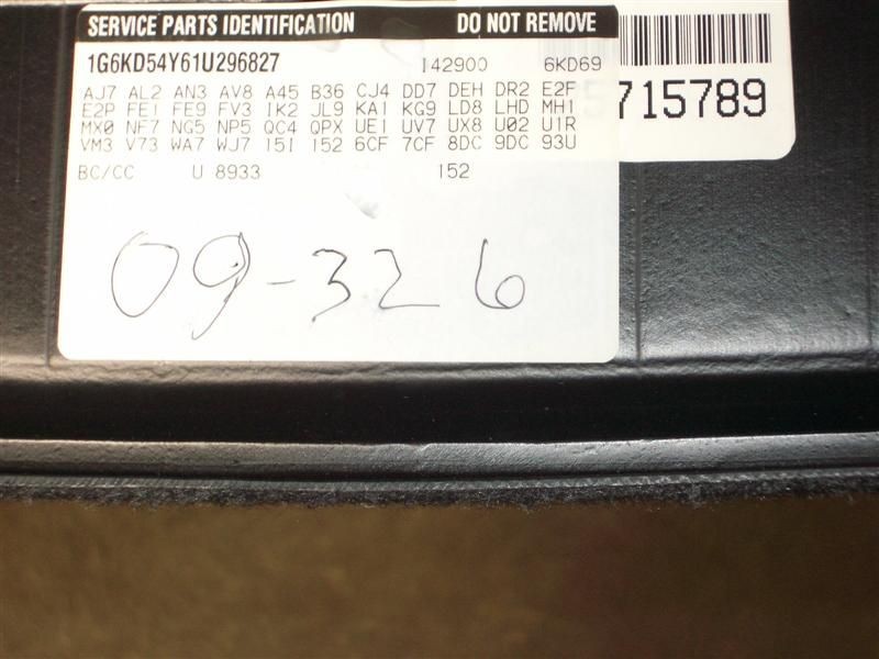 00 01 DEVILLE AUDIO EQUIPMENT 400603