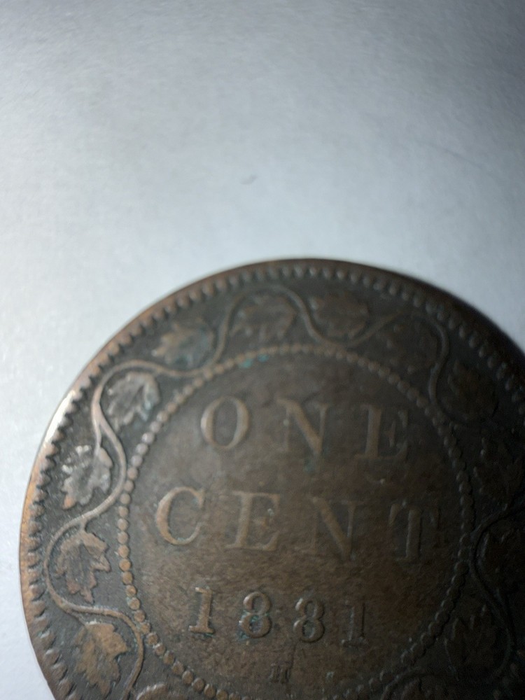 1881 Canada Large One Cent H Mint