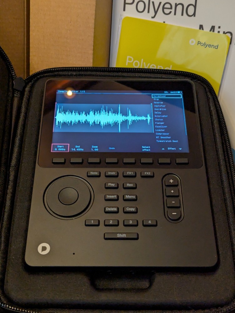 Polyend Tracker Mini, 10th Anniversary Limited Edition, Black Aluminum