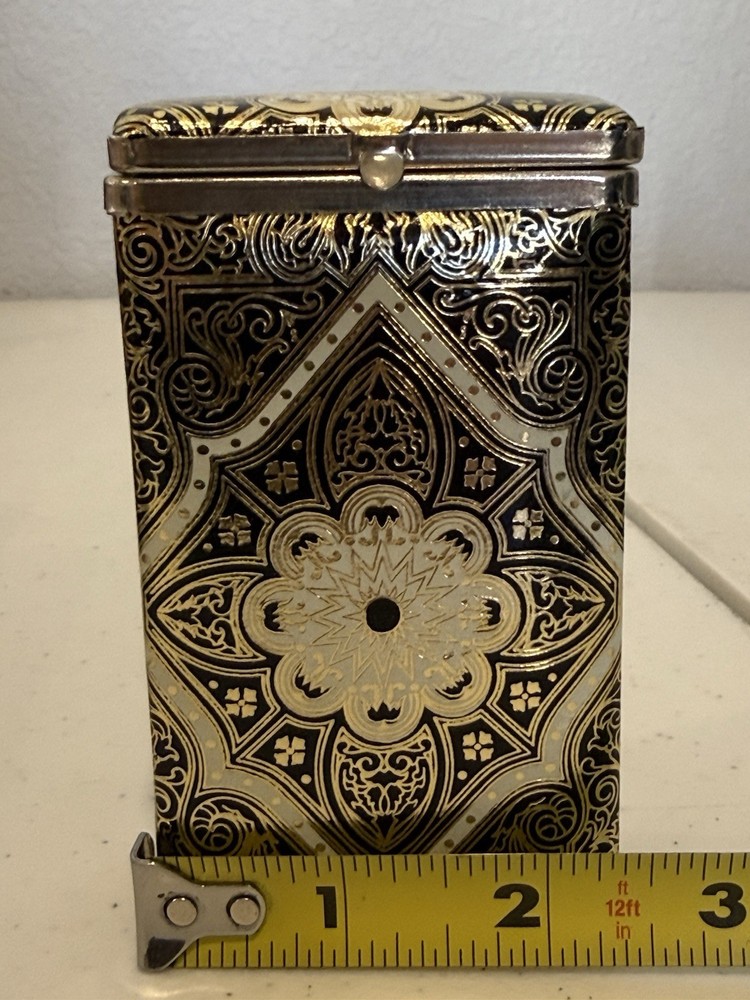 1960s Cigarette Case | Mod Paisley Print