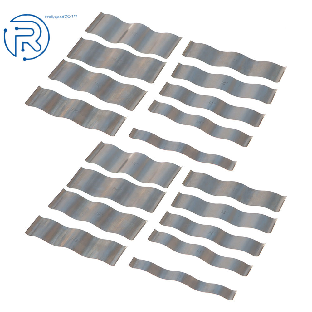 9 Pair 18Pcs Set Precise 1/8" Wavy Steel Parallel Parallels.0002" Hardened