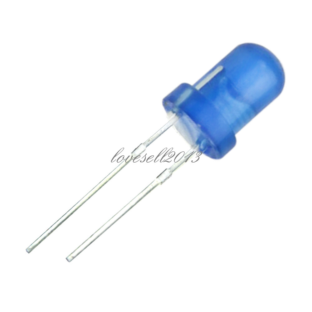 100Pcs LED 5MM BLUE COLOR BLUE LIGHT Super Bright