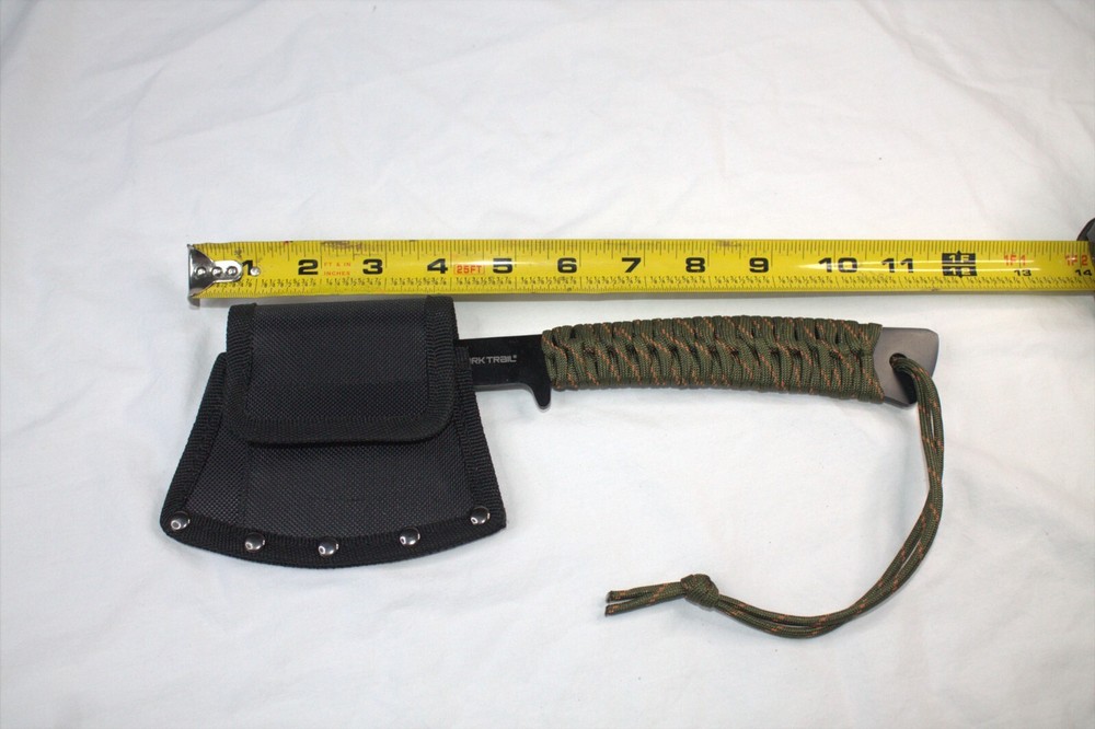 Ozark Trail Hatchet Axe with Paracord Wrapped Handle Includes Sheath NEW
