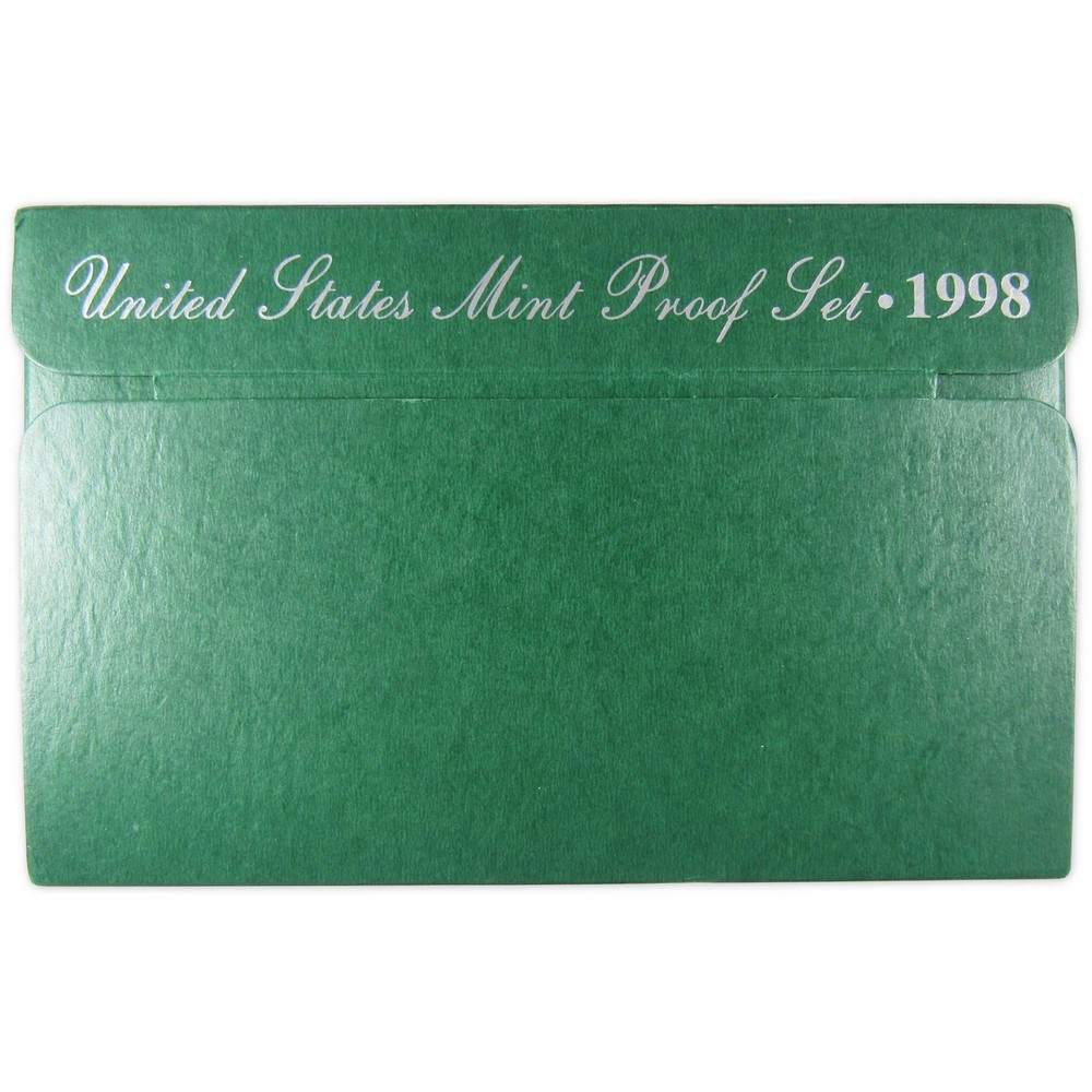 1998 Clad Proof Set U.S. Mint Original Government Packaging OGP COA