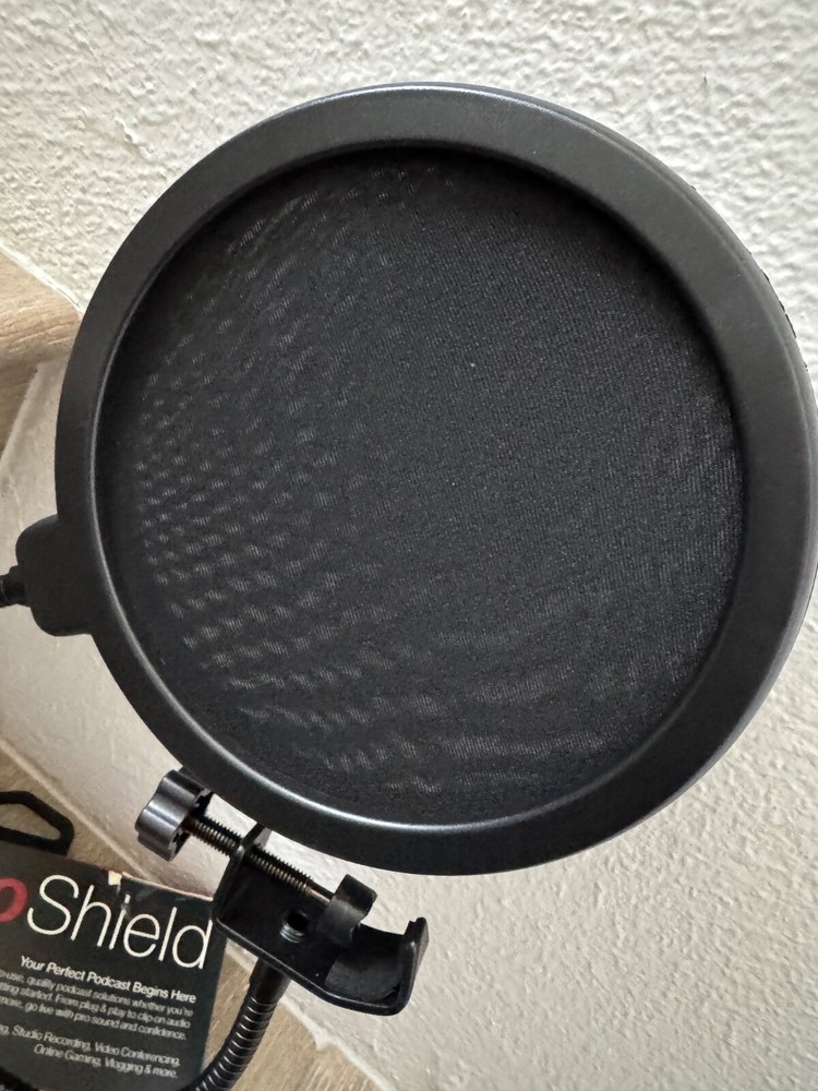 On Air ProShield Microphone Pop Filter 360, PodCast Series! Open Box.