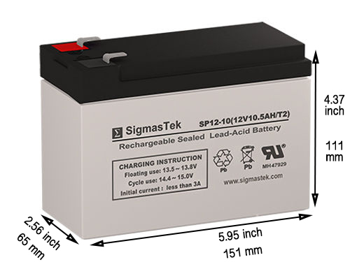 Ezip Scooter,eZip 500 Replacement Battery by SigmasTek