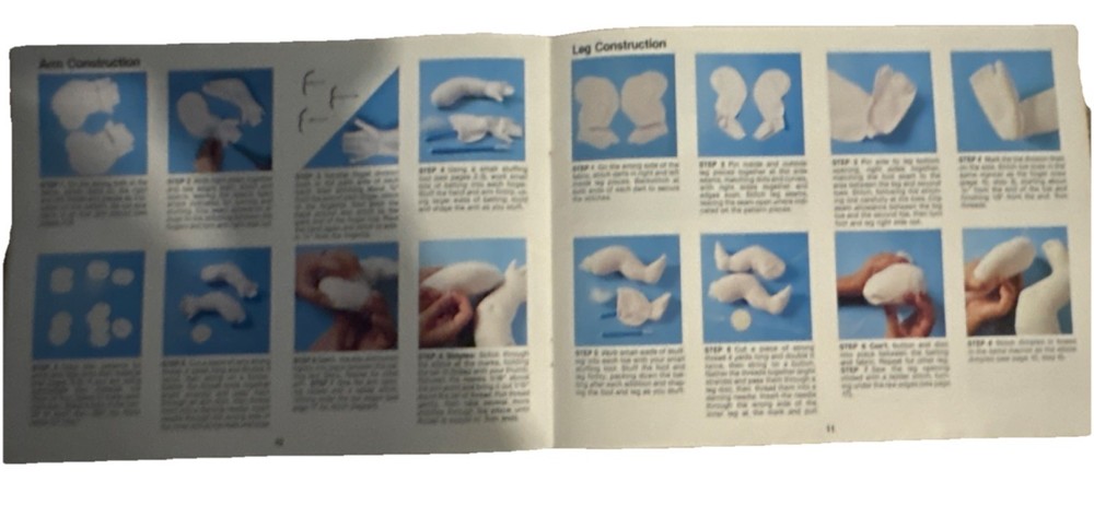 Tiny Tots Doll Sewing Pattern Vintage Original Booklet & Instructions
