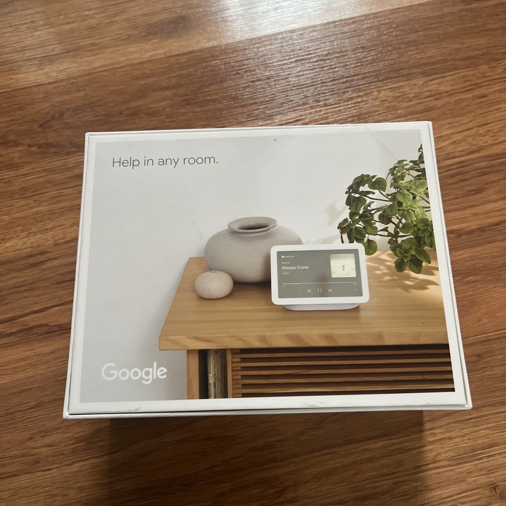 Google Nest Hub 7-inch Smart Display with Google Assistant (2nd Gen) - Chalk