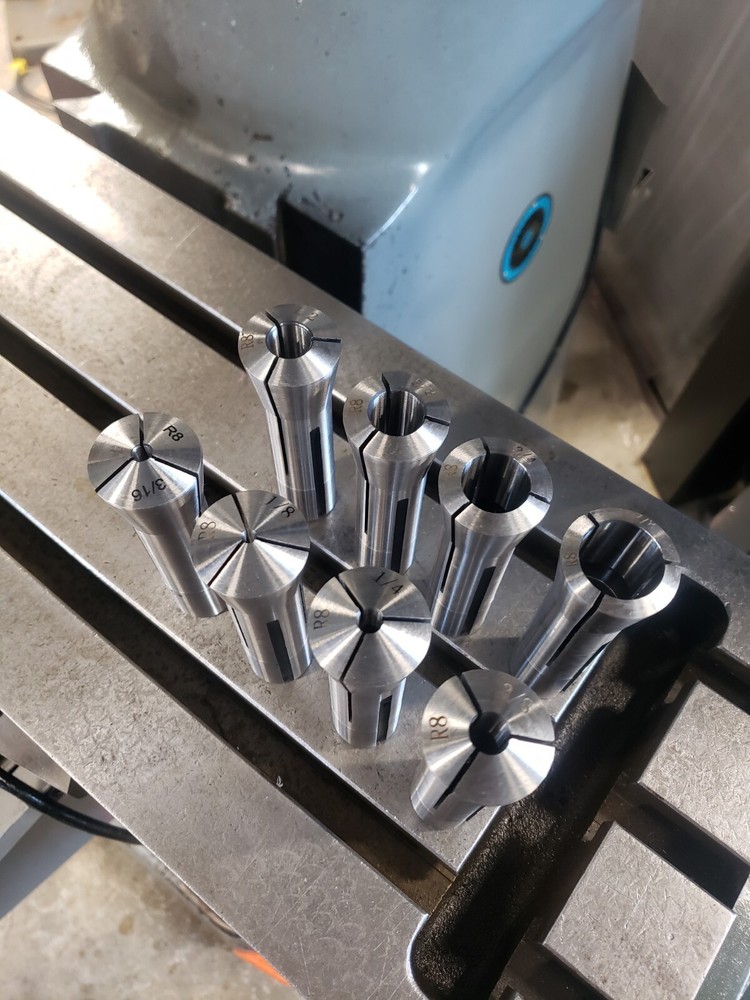 R8 Collet Set New 8pc