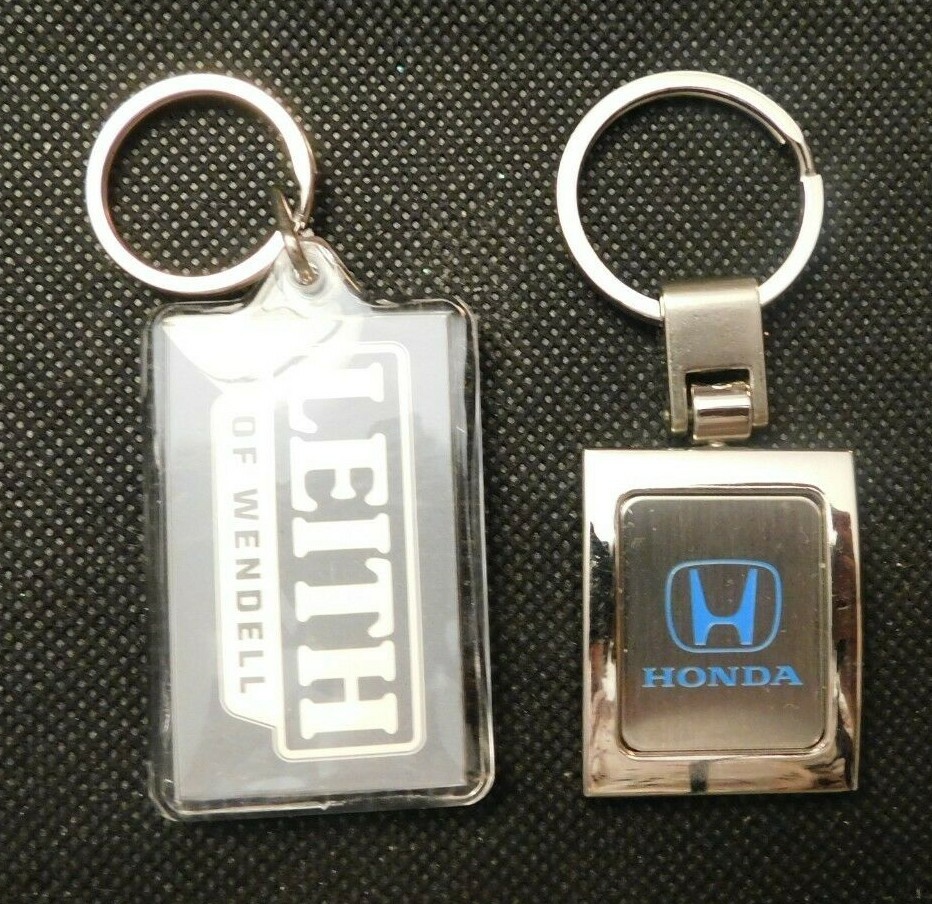 TWO LEITH KEY CHAINS!   e703XXX