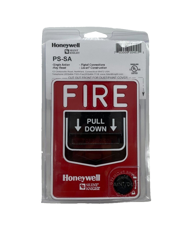 Silent Knight PS-SA Single Action Pull Station - Same Day Shipping (SEALED)