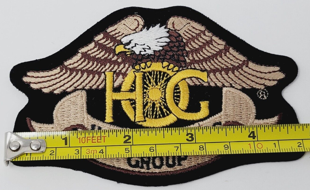 HOG Motorcycle Patch Harley Owners Group Harley Davidson Eagle Embroidered Logo