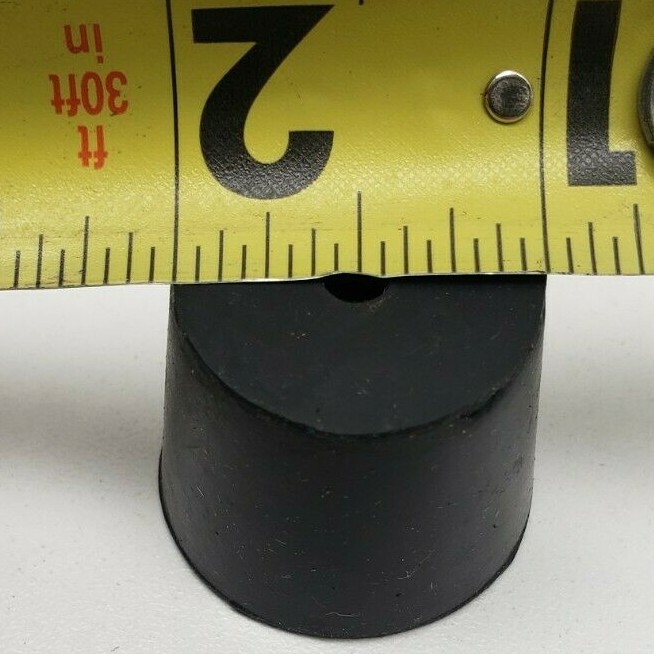 Solid Rubber Stoppers 1 Hole Laboratory Stoppers Various Sizes 8 per package