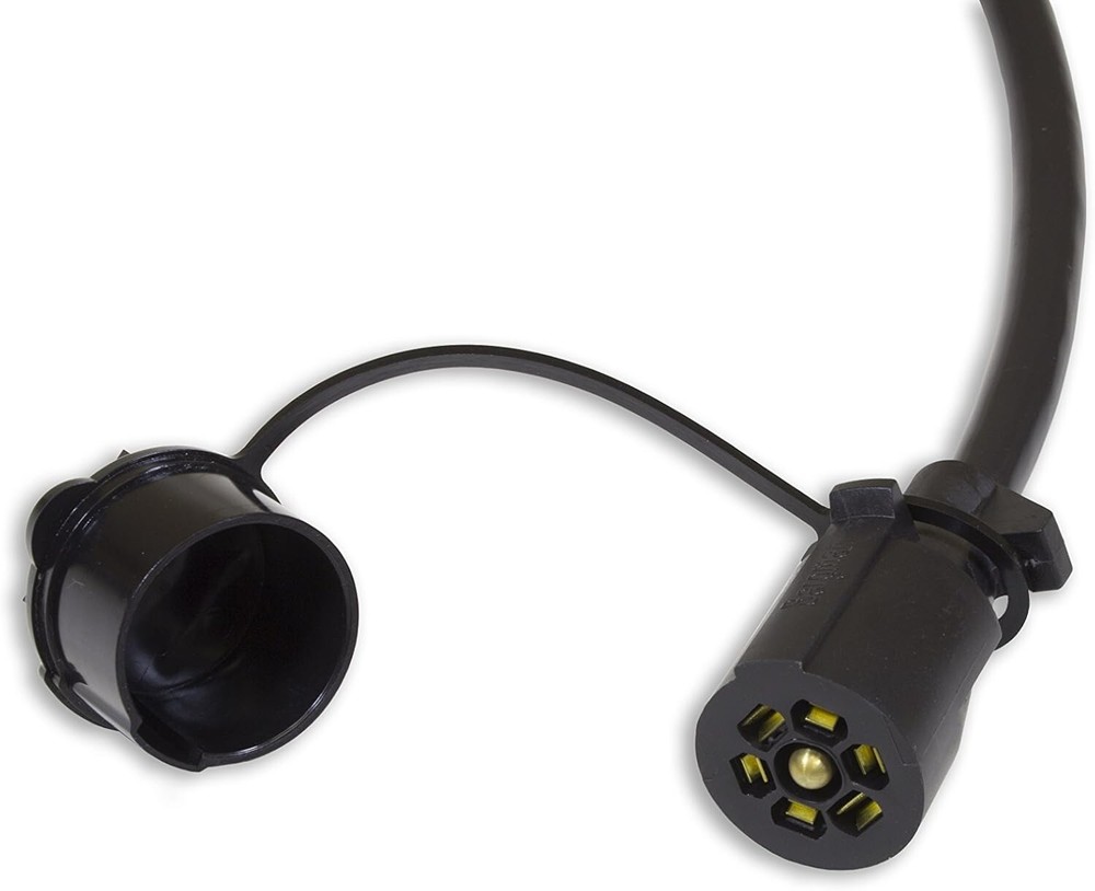 Multicolored 7-Way Trailer Plug Protector - Compact and Lightweight Design