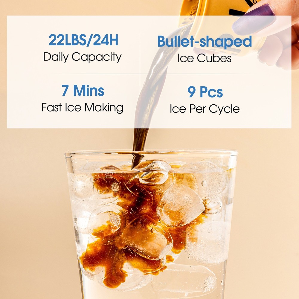 Water Dispenser with Ice Maker Function, Bottom Loading Hot & Cold Water Cooler