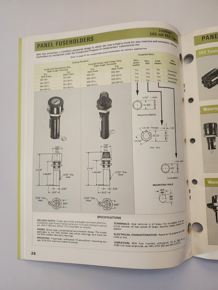 1976 Littelfuse Fuse Catalog No.18 Industrial Electronics Fuseholders Breakers
