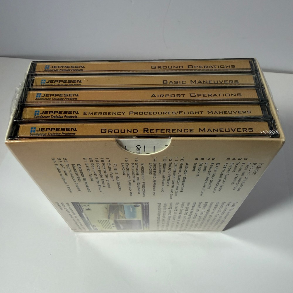 Private Pilot Maneuvers Training Software 5 CD Set