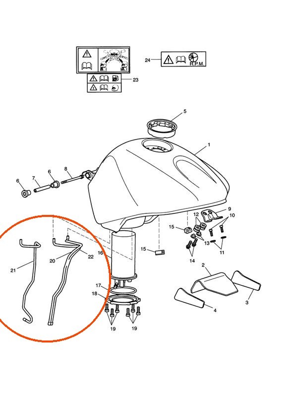Triumph T2401887 - Fuel Pump Module Seal