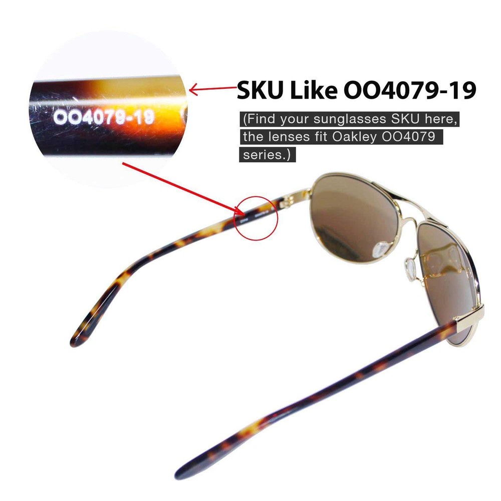 Walleva Black Polarized Replacement Lenses For Oakley Feedback Sunglasses