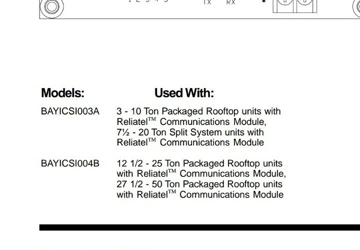 MOD01611 INGERSOLL RAND COMMUNICATIONS INTERFACE RTCI MODULE pcb upgrade circuit