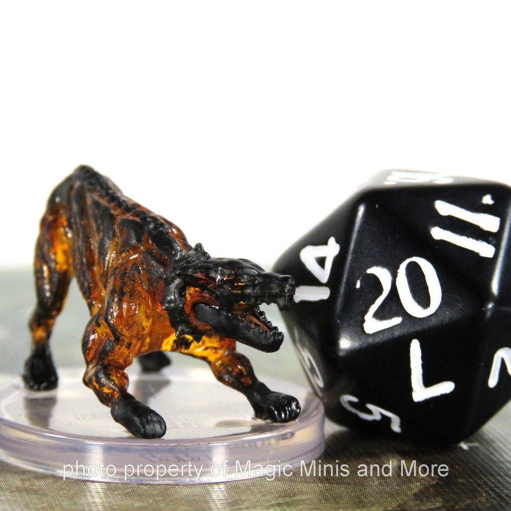 Planar Perils ~ HELL HOUND #7 Pathfinder Battles fire flame dog miniature