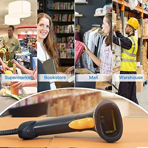 Symbol LS2208 General Purpose Handheld 1D Bi-Directional Laser Barcode...