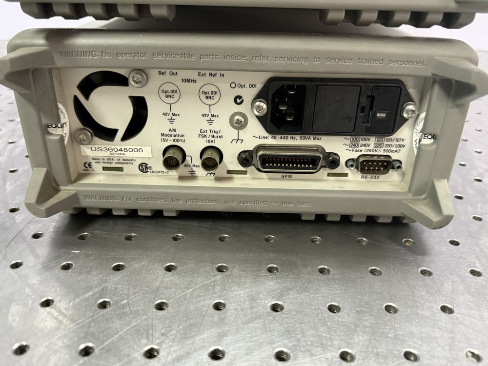 Agilent 33120A Function/Arbitrary Waveform Generator Tested Output AS-IS