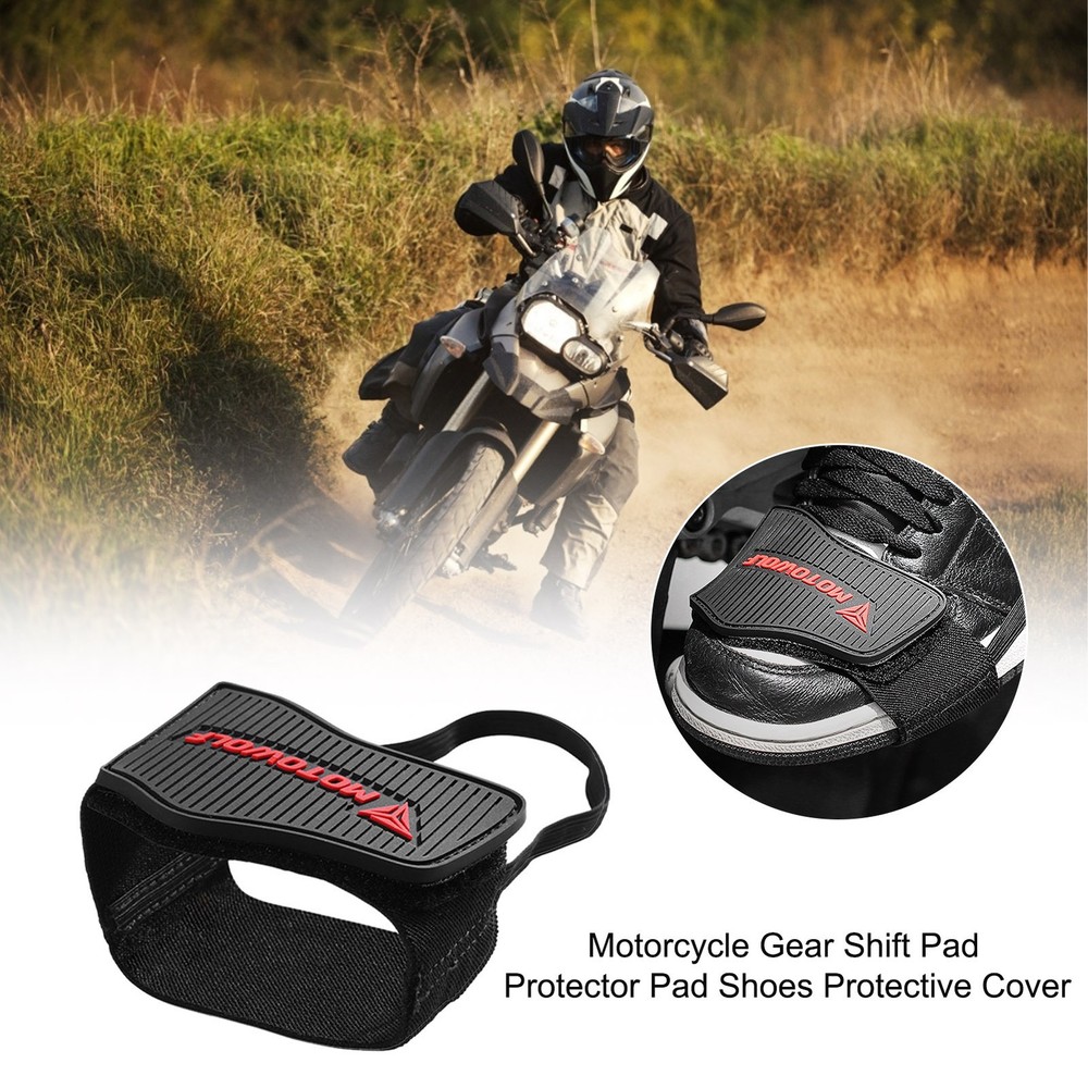 Motorcycle Shoe Boot Protector Shift Guard Cover Protective ,Gear Shifter Pad