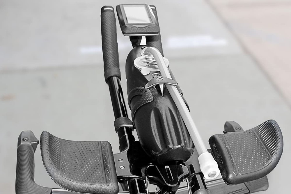 XLAB Cycling Torpedo Versa Slim Aero Drink System + Computer Mount - Black