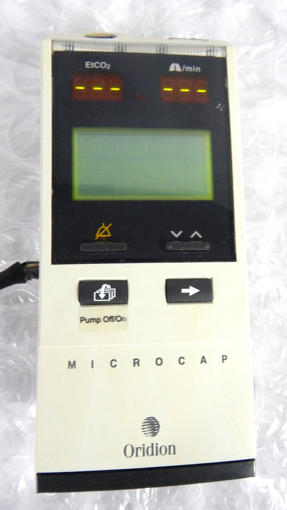 ORIDION MICROCAP HANDHELD CAPNOGRAPH S/N 174