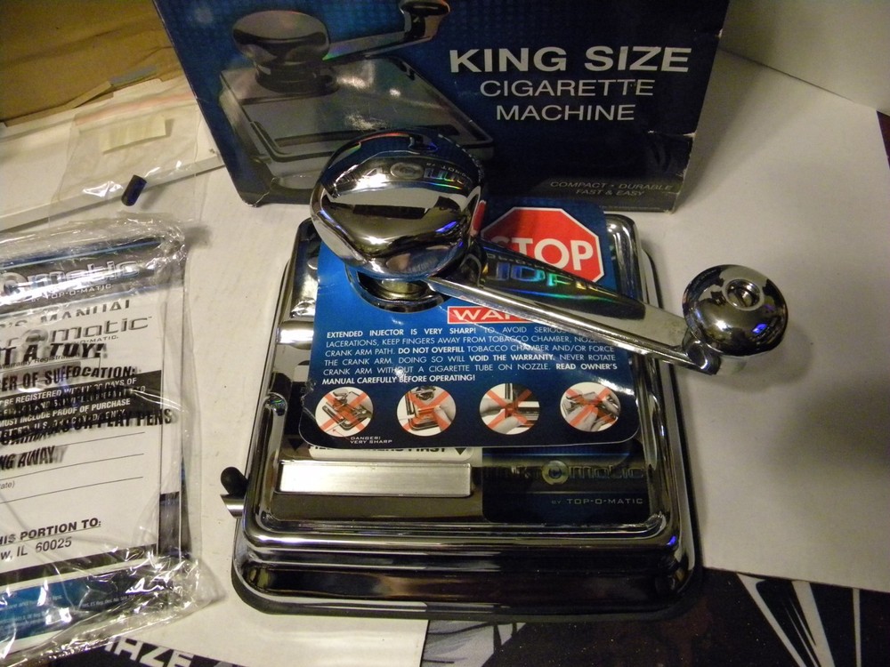 Top-O-Matic Mikromatic King Size Cigarette Machine Compact Durable Fast & Easy