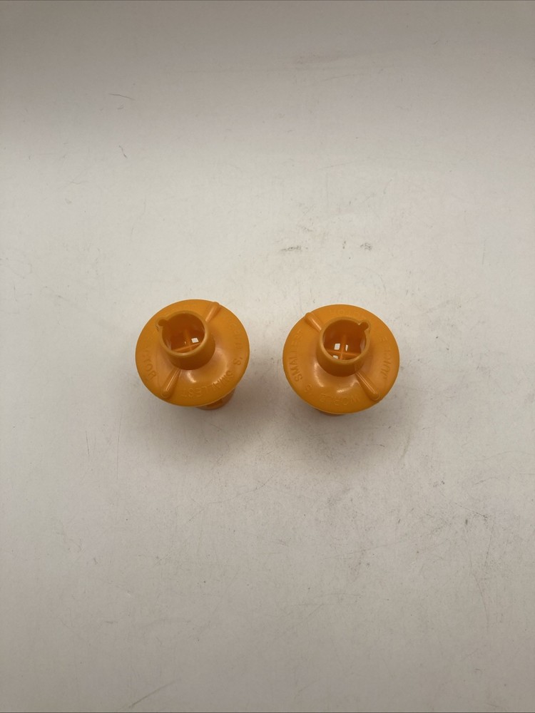 Two (2) Worlds Smallest Juice Extractor Plastic Kitchen Tool Orange Gadget