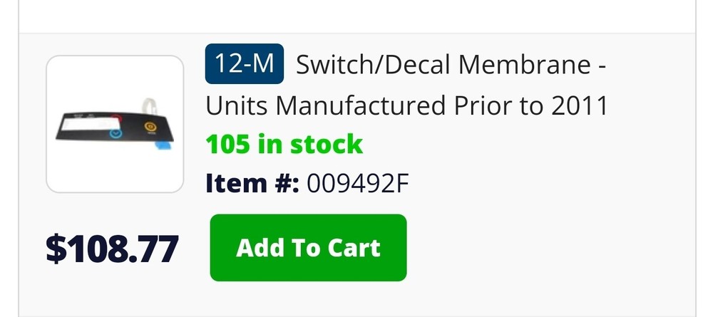 Raypak PC Control Circuit Board IID Units and Control Panel | *Used*406a
