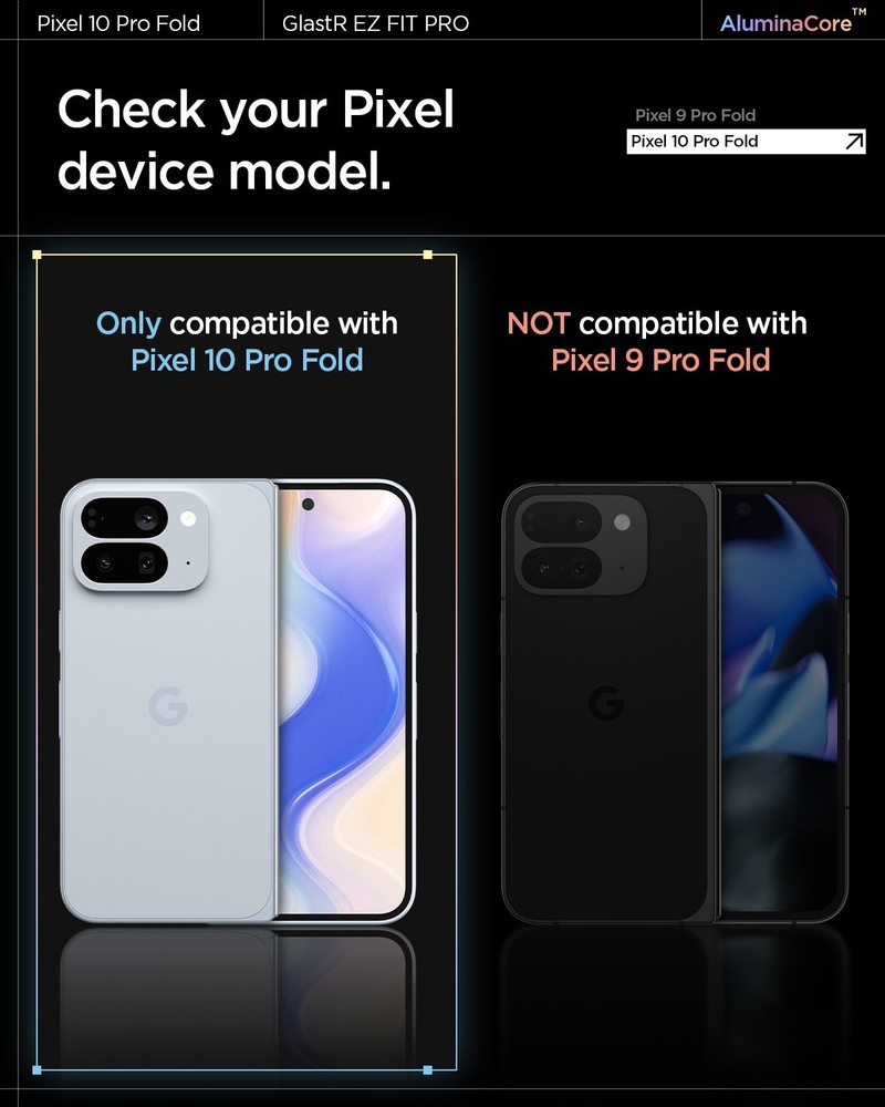 For Pixel 10 Pro Fold | Spigen GLAStR EZ Fit Pro Screen Protector