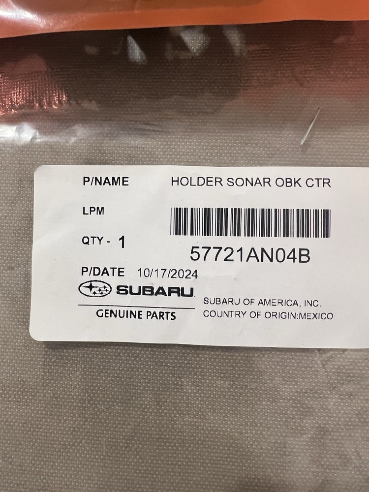 Genuine Subaru Park Sensor Holder 57721AN04B