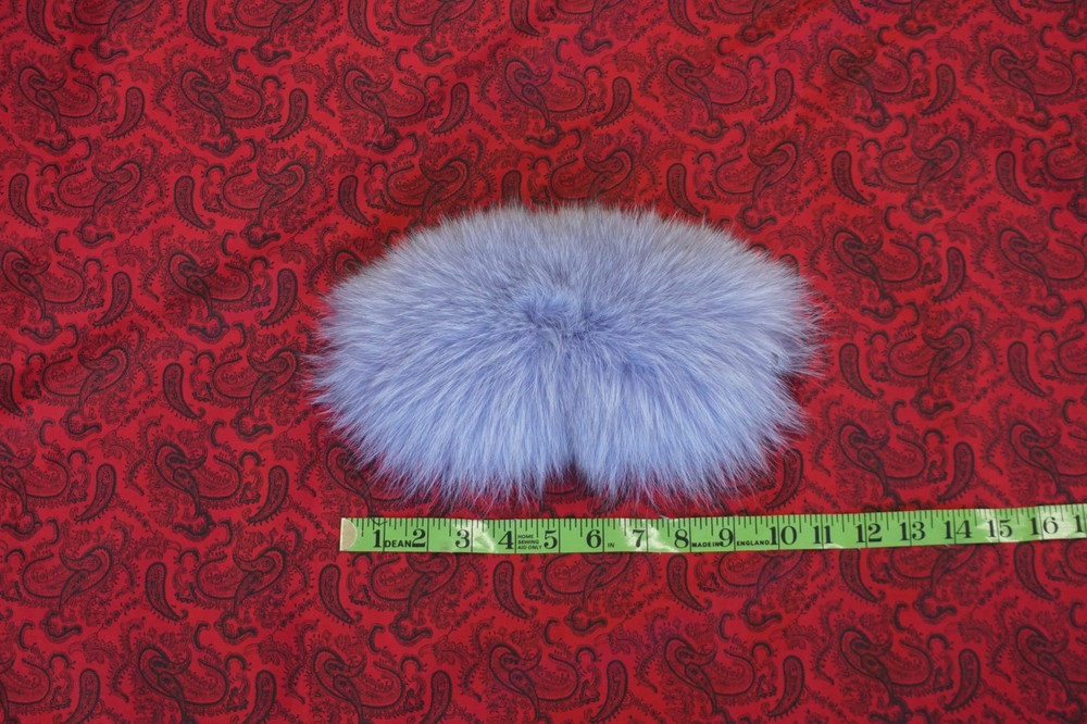 Lilac Fox Fur Sleep Mask Blindfold