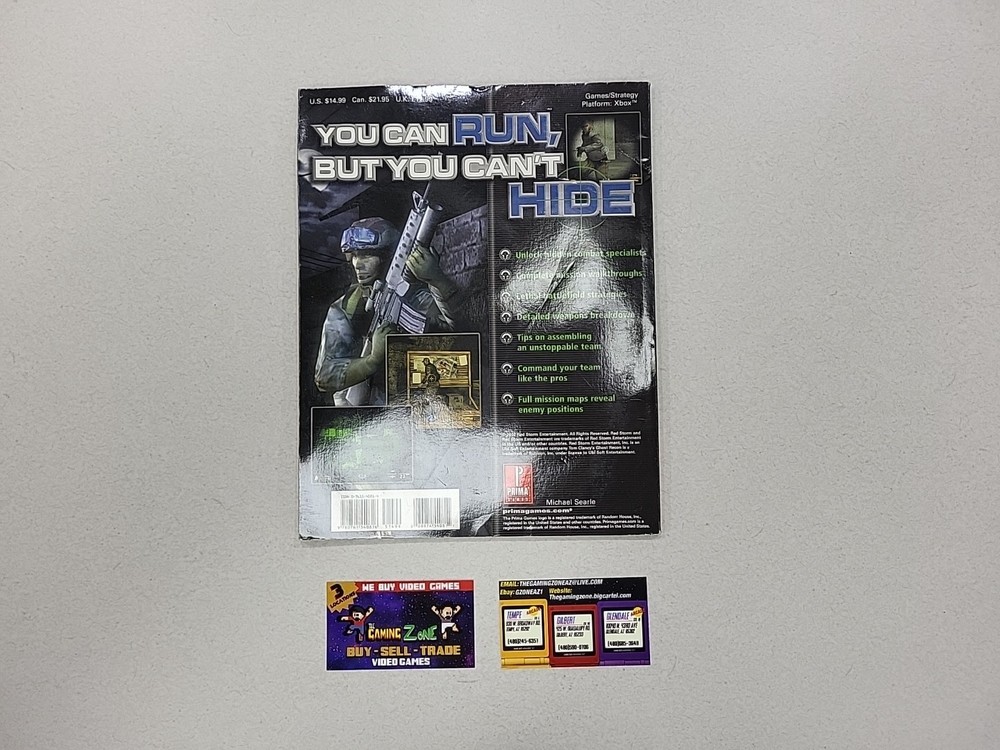 Prima Games Tom Clancy's Ghost Recon Xbox Strategy Guide