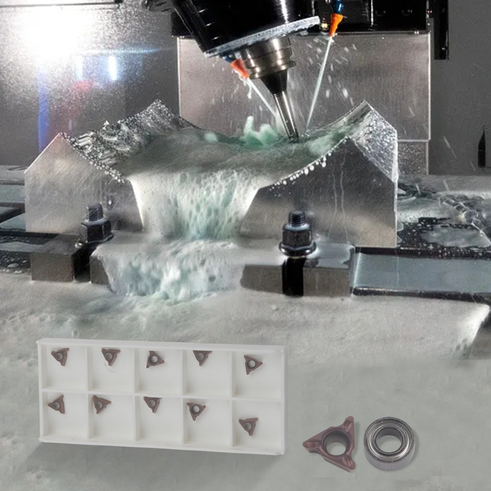 Efficient Indexable Inserts with 5 Bearings for Various Materials Processing