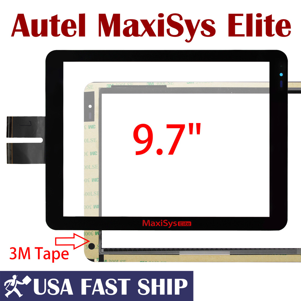 New Digitizer Touch Screen Display Glass Panel Fit For Autel MaxiSys Elite 9.7''