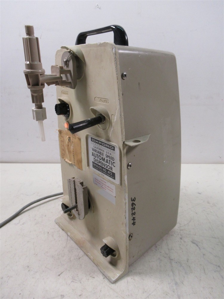 Oxford Laboratories Variable Speed Automatic Dispensor 472 Dispenser