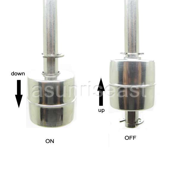 150mm Stainless Steel Float Switch Tank Liquid Water Level Sensor 12V 110V 220V