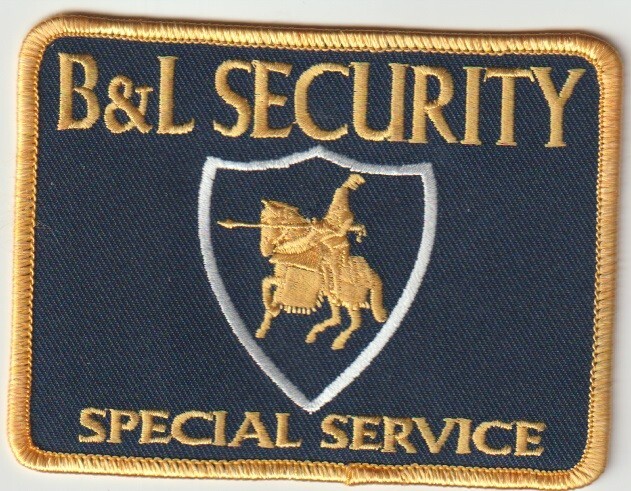 B&L Security North Okanagan, BC, Canada patch ship from Australia