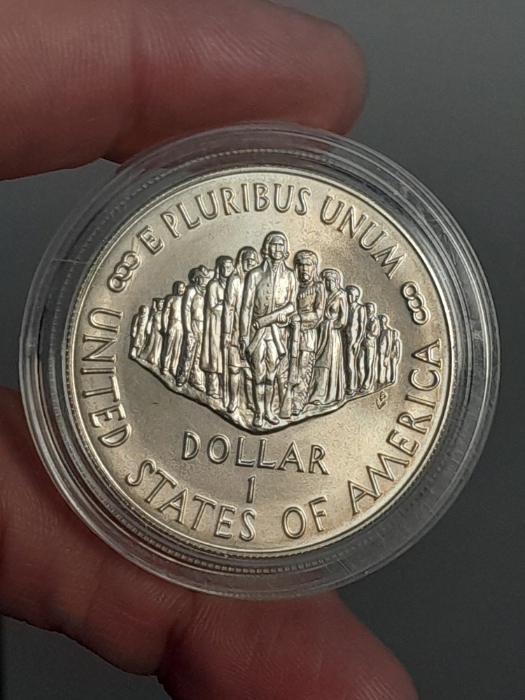 1987 Constitution Commemorative SILVER DOLLAR Proof Coin in Capsule