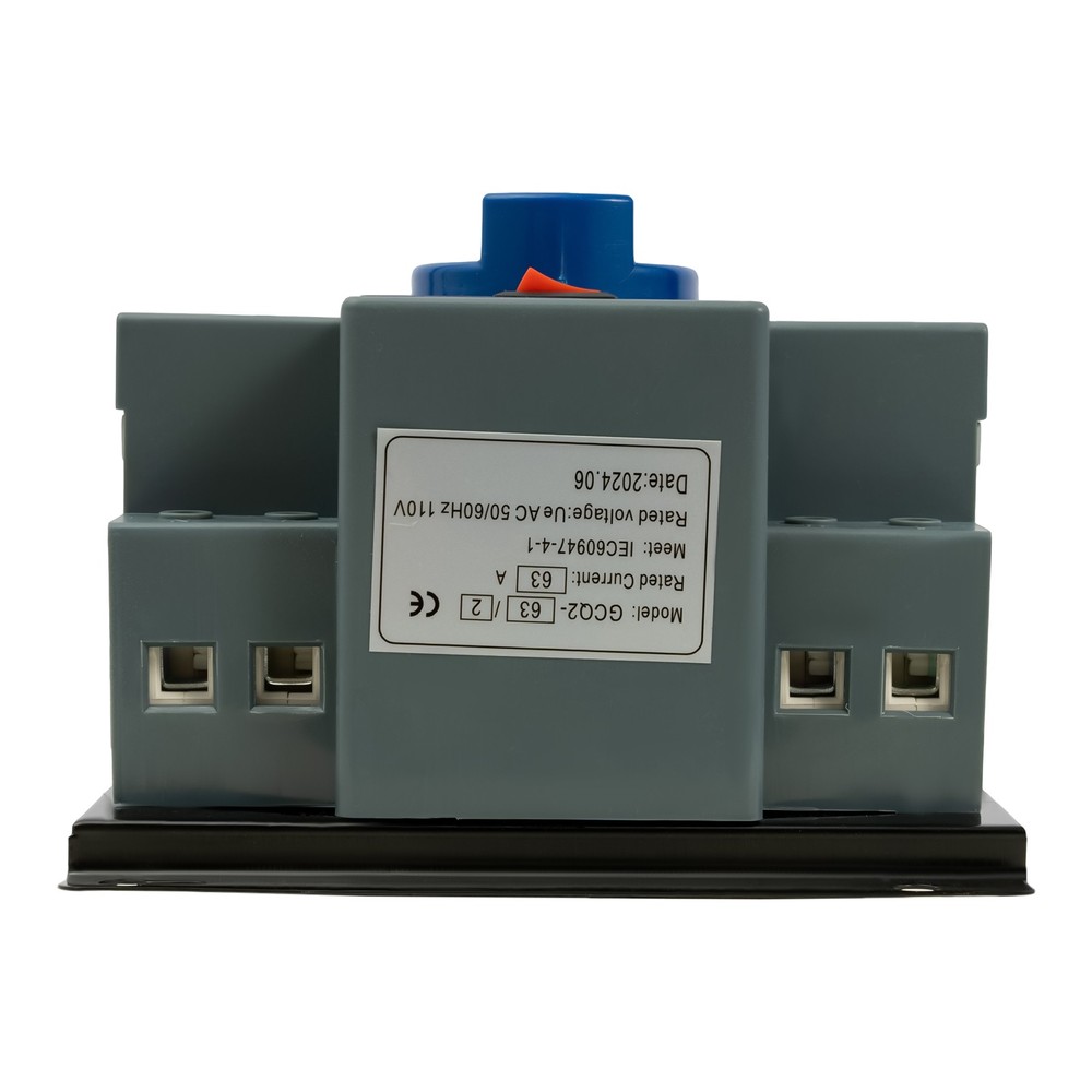 63A ATS Dual Power Automatic Transfer Switch for Generator Changeover Switch 2P