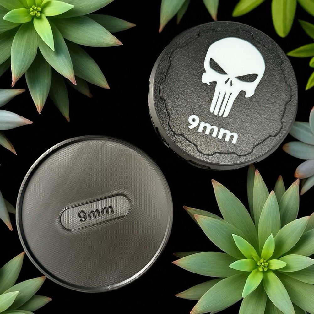 9mm Ammo Box Holds 55 Rds Screw On Lid Stacking Safe Organizer