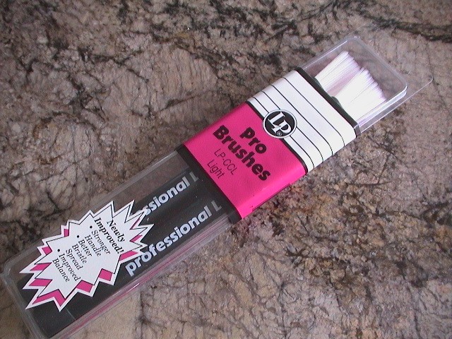 LATIN PERCUSSION PROFESSIONAL LP-CCL LIGHT BRUSHES - NEW!