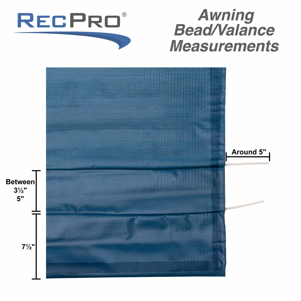 RV Awning Fabric 12-22 Feet Width Camper Vinyl Awning Replacement Shade 8'(96")