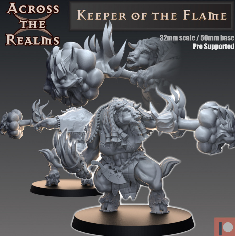 DnD Minotaur tribes collection of 9 models