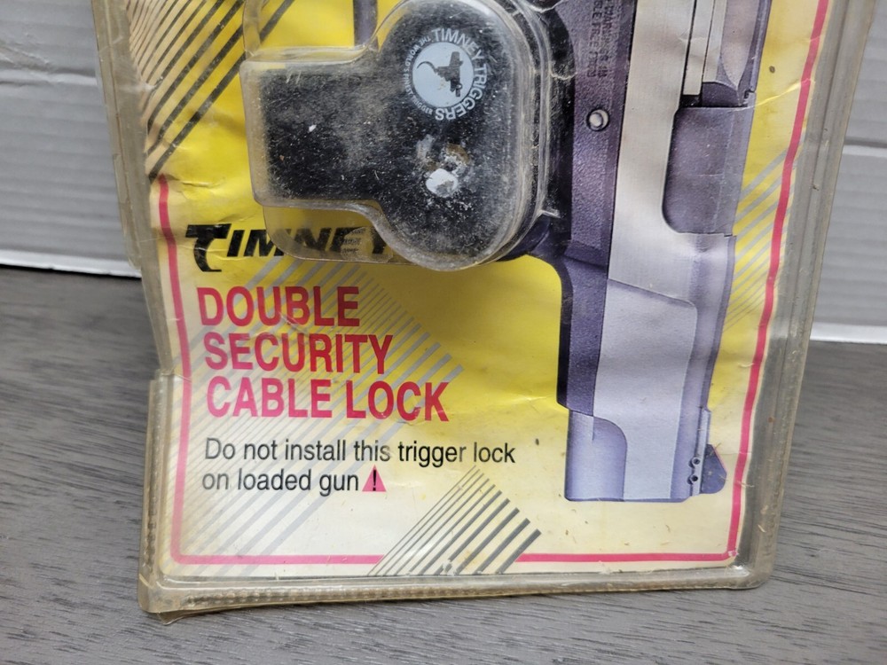 Timney Triggers Double Security Cable Gun Lock Trigger Lock Unopened