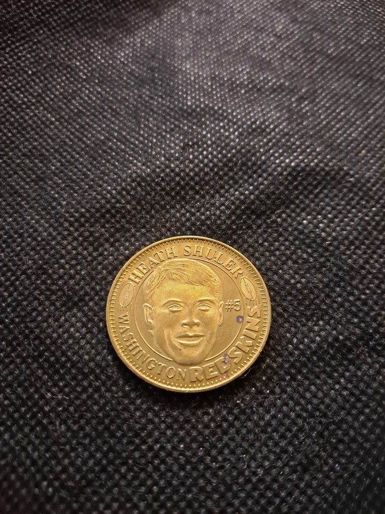 HEATH SHULER WASHINGTON REDSKINS #5 TOKEN! e8631UXX